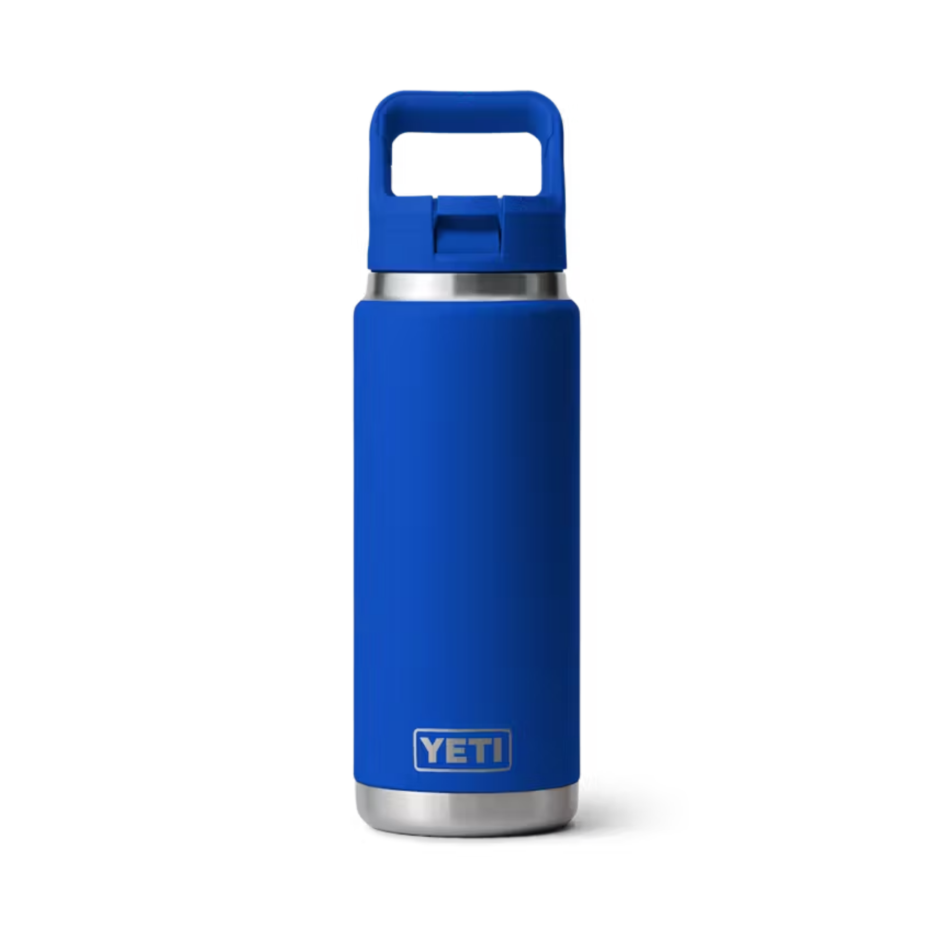 YETI Rambler 26 oz Water Bottle with Color-Matched Straw Cap - Royal Blue